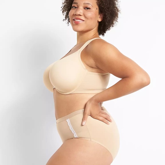 Cacique Lightly Lined Full Coverage Nude Bra Women's Size 44DDD - Picture 3 of 15